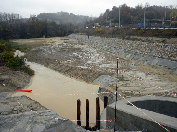 Vasca di laminazione controllata sul Rio di Canale